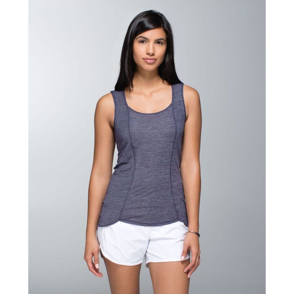 Lululemon Women's Run Righteous Tank Cadet Blue Medium/Large See measurements